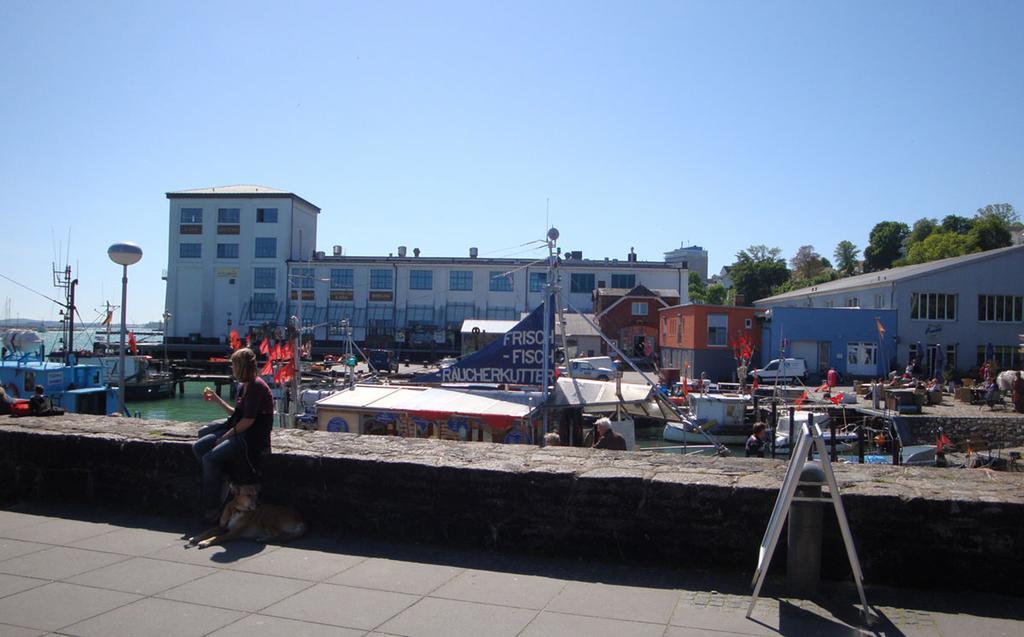Ferienwohnung Kutterfisch Direkt Im Stadthafen Sassnitz Dış mekan fotoğraf